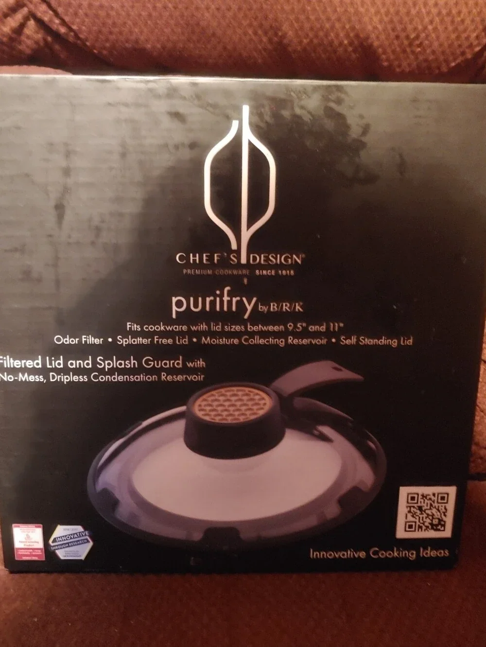 Chef's Design Purify Filtered Lid